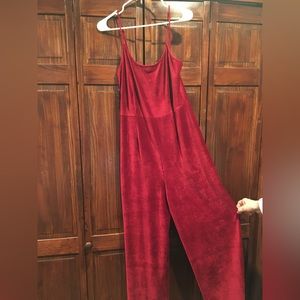 Forever 21 Red Jumpsuit